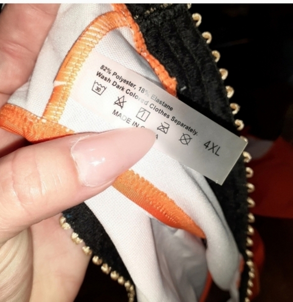 NEW Shein 4x orange bikini set - Picture 5 of 6